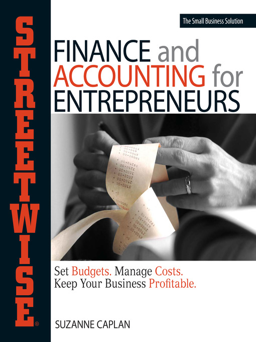 Title details for Streetwise Finance And Accounting For Entrepreneurs by Suzanne Caplan - Available